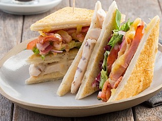 The Coffee Club Chicken Club Sandwich