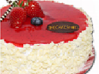 Strawberry Love Cake (Eggless)