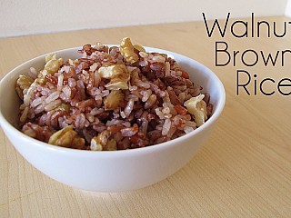 Walnut Brown Rice 核桃糙米饭