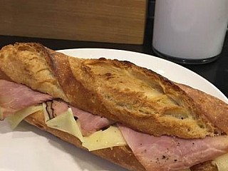 Ham & Cheese Baguette Sandwich