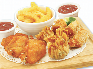 Mixed Fried Platter 四味拼盘