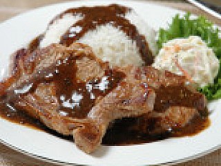 Pork Steak with Rice