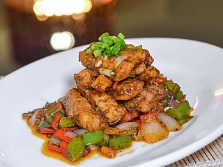 Stir Fried Shredded Pork with Chili (Shanghai Style) หมูเส้นผัดพริกเซี่ยงไฮ้