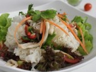 ยำเห็ดรวม/Mix mushroom in spicy salad