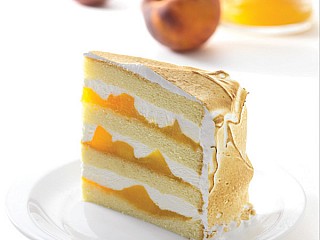 ทรานส์แฟตฟรีพีชครีมเค้ก/Trans fat free peach cream cake