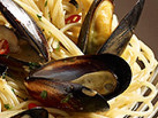 Spicy Mussels Spaghetti