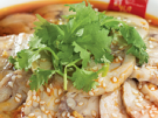 Cold-Stir Tender Chicken Slices with Buckwheat Noodles 凉拌荞面嫩鸡片