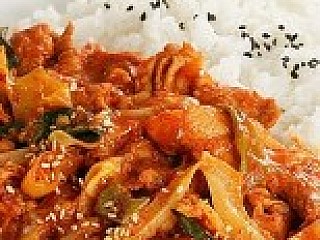 Kimchi Chicken Rice Bowl