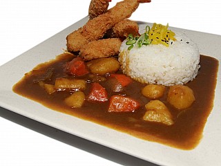 Ebi Curry Don （日式炸虾咖喱丼）