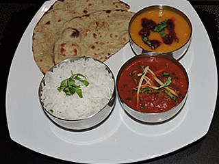 Mutton Rogan Josh + Yellow dal Tadka + Butter Roti + Basmati Rice