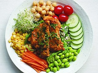 Chermoula Chicken Grill & Green Salad