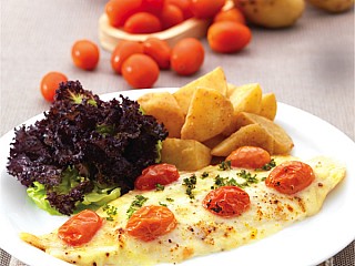 ฟิลเล่ท์ปลาดอรี่อบชีส/Mozzarella Baked Fish