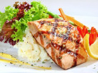 Char-Grilled Salmon Fillet