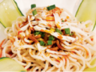 Szechuan Cold-Stir Noodle with Shredded Chicken 鸡丝凉面