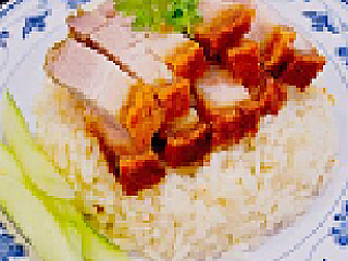 Roasted Pork Rice 烧肉饭
