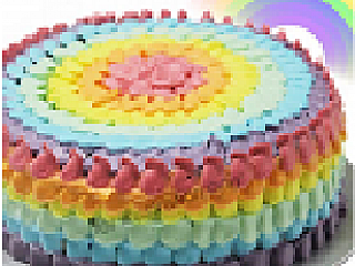 Rainbow Wonderland Cake