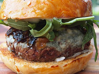 Beefy Blue Cheese Burger