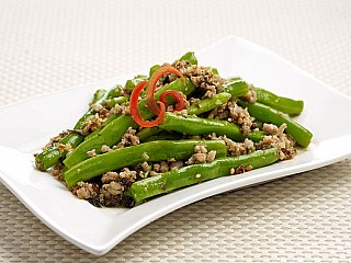 Szechuan Spicy French Bean with Minced Chicken 川酱鸡肉四季豆