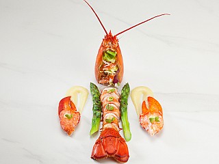 Whole Poached Lobster