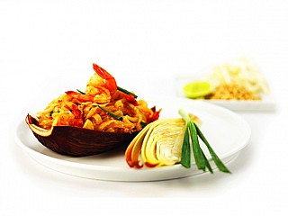 “Pad-Thai” Stir-Fried Noodles with Shrimp