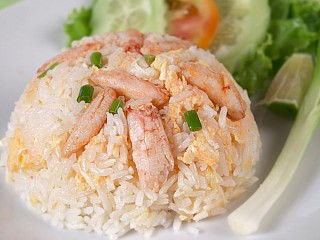 ข้าวผัดปู/Fried rice with crab meat