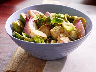 DEAN & DELUCA Roasted Brussels Sprouts with Shallots