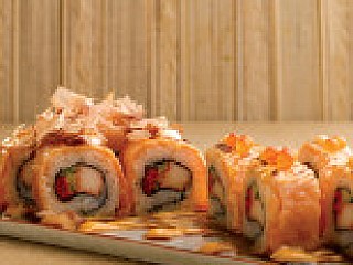 Flamed Salmon Sashimi Maki