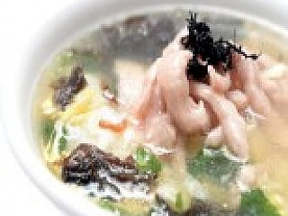 Sliced Pork with Seaweed Soup 肉羹湯
