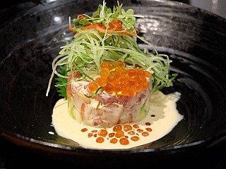 BENIHANA SALMON TUNA TARTAR