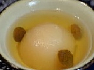 Double-boiled Snow Pear with Hawthorn