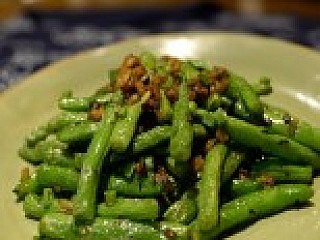 Stir-fried French Beans with Minced Pork