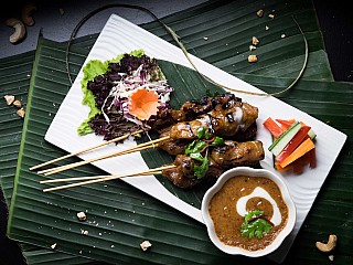 Thai Chicken Satay | Satae Gai (5 sticks)