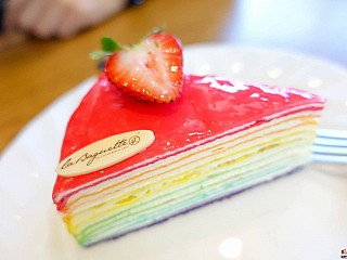 Rainbow Crepe cake