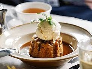 Sticky Date Pudding with Ice Cream