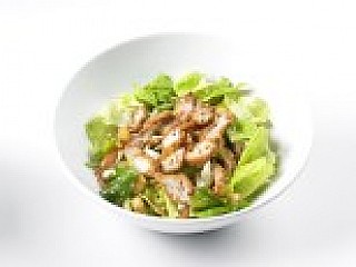 Caesar Salad with Breaded Chicken