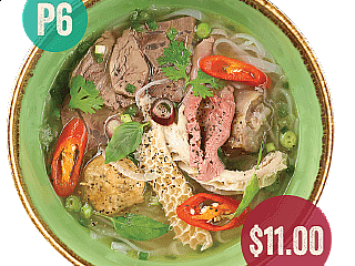 Pho beef combination