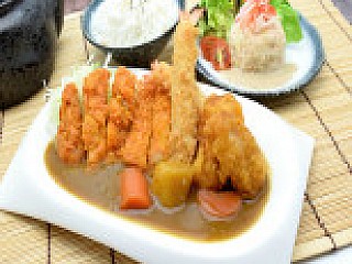 Mixed Katsu Curry Bento