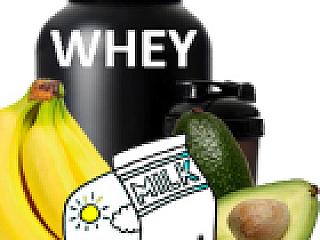 Avocado Banana Milkshake Whey Protein