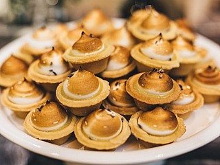 CITRUS LAVENDER MERINGUE TARTLETS