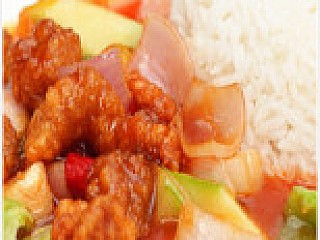 Sweet and Sour Sliced Fish Rice