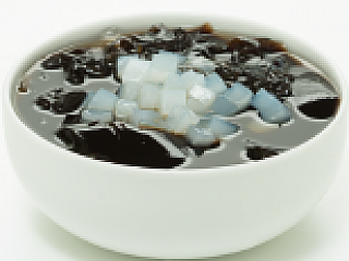 Grass Jelly with Nata De Coco