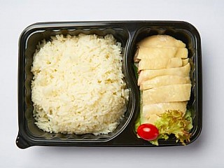 Standard Chicken Rice Set (White) 五星菜园鸡饭