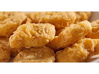 Chicken nuggets / deep fried luncheon meat