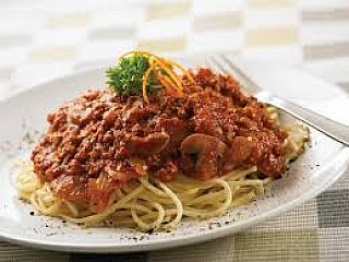 Spaghetti w Chicken Bolognaise Sauce