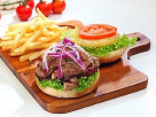 Jumbo Pork Collar Burger