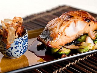 COD GRILLED WITH SAKE