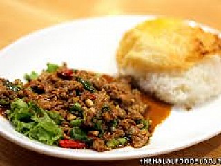 Minced Beef with Basil
