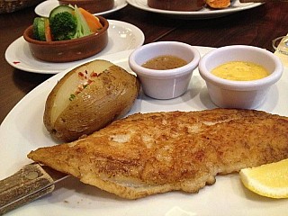 Grilled dory fillet