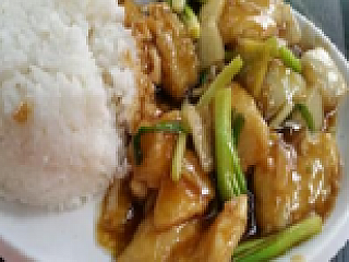 Ginger and Spring Onion Sliced Fish Rice