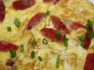 Chinese Sausage Omelette